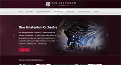 Desktop Screenshot of newamsterdamorchestra.com