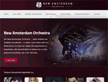 Tablet Screenshot of newamsterdamorchestra.com